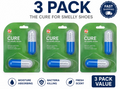 3x Shoe Deodorizer Capsules Multi Pack 6x Pill Odour Eater Sneaker Freshener